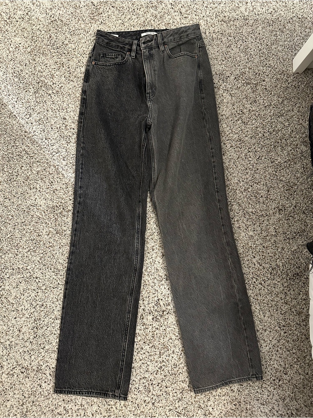 PacSun Black and Gray Two-Tone Jeans